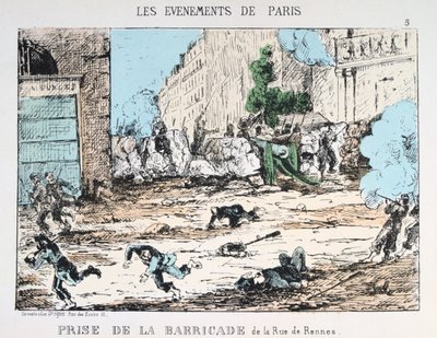 Pád Pařížské komuny, 1871 od Unbekannt