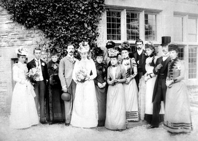 Rodinná fotografie, c1882 od Unbekannt