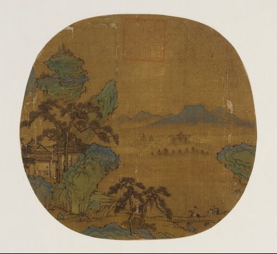 Ventilátor namontovaný jako list alba, dynastie Ming, 1368-1644. od Unbekannt