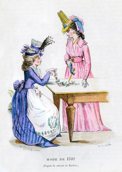 Móda 1792 1882-1884 od Unbekannt