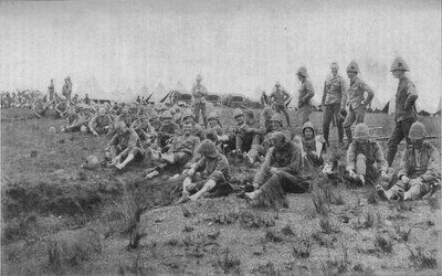Inspekce nohou v Estcourt, 1902 od Unbekannt