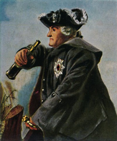 Feldmarschall Keith 1696-1758. - Gemälde von Menzel, 1934. od Unbekannt