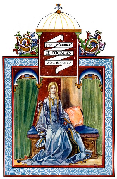 Ženský kroj, 1135-1154, 1904 od Unbekannt