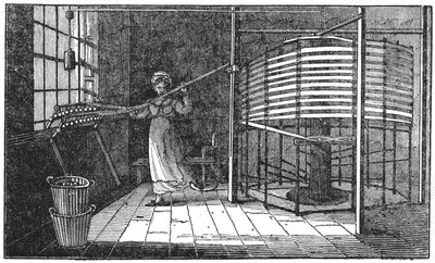 Dělnice hedvábí, Spitalfields, Londýn, 1833 od Unbekannt