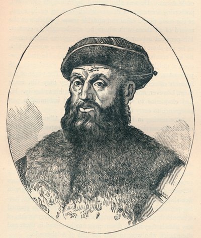 Ferdinand Magellan c1480-1521, portugalský cestovatel, 1904 od Unbekannt