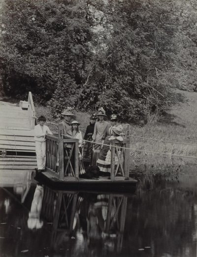 Trajekt v Pyotr Durnovo Dacha v Petrohradě, 1880s od Unbekannt