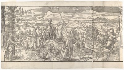 Festival novoluní z vlysu Ces Moeurs et fachons de faire de Turcz Customs ..., 1553. od Unbekannt
