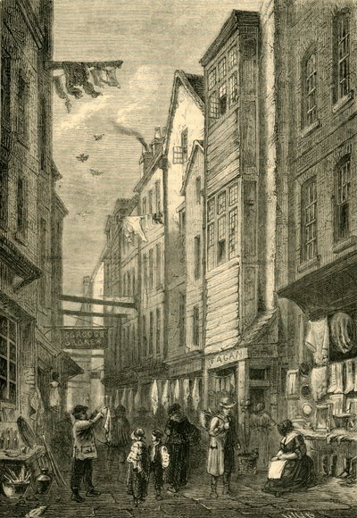 Field Lane asi 1840, c1872. od Unbekannt