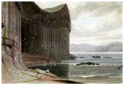 Jeskyně Fingals, Staffa, Vnější Hebridy, Skotsko. 1814 1956 od Unbekannt