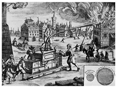 Hasičský vůz na saních, 1662 1956 od Unbekannt