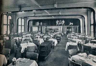 Jídelní salon první třídy na palubě Victorie, 1931 od Unbekannt