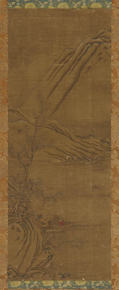 Sám rybaření na řece Winter, dynastie Qing, 18. století. od Unbekannt