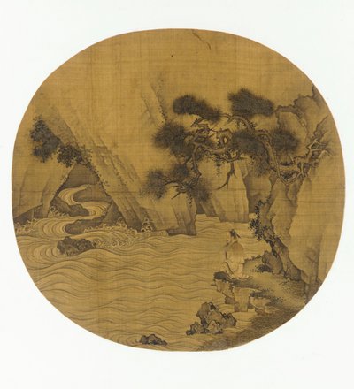 Rybaření u horského potoka, dynastie Ming, 1368-1644. od Unbekannt