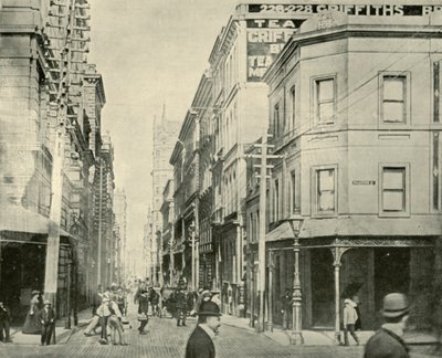 Flinders Lane, Melbourne, 1901. od Unbekannt