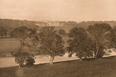 Floors Castle, z South Bank of the Tweed, 1902 od Unbekannt