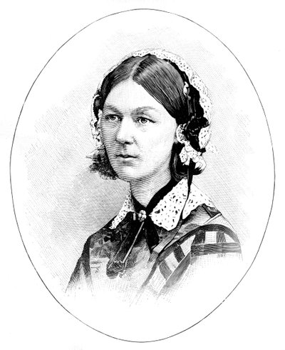 Florence Nightingale 1820-1910, britská zdravotní sestra od Unbekannt