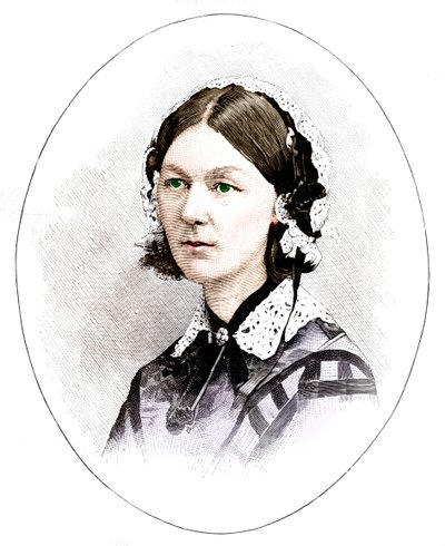 Florence Nightingale 1820-1910, britská zdravotní sestra od Unbekannt