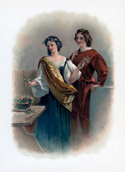 Florizel a Perdita, 1891 od Unbekannt