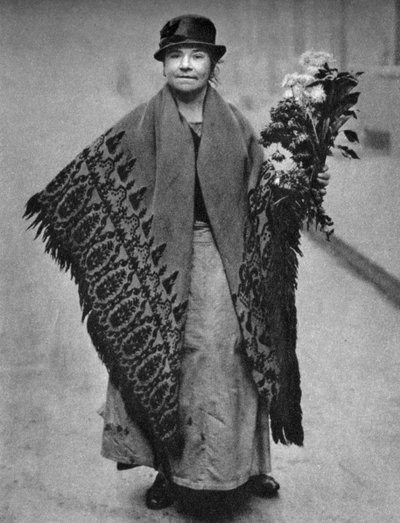 Květinářka, Londýn, 1926-1927 od Unbekannt