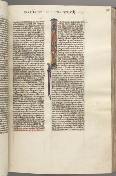 Fol. 96r, Ruth, Historická iniciála I s Elimilechem a Noemi., c. 1275-1300. od Unbekannt