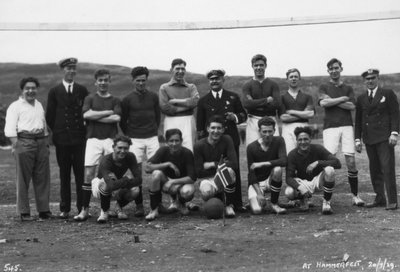 Fotbalový tým, Hammerfest, severní Norsko, 20. července 1929 od Unbekannt