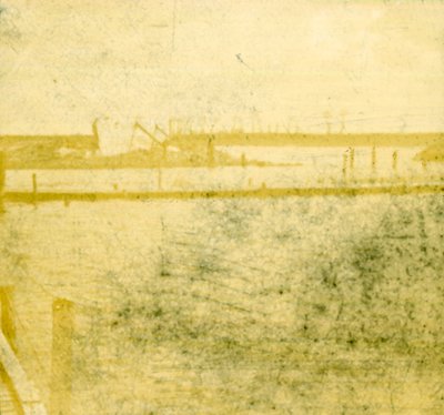 Lávky pro pěší v Ramskapelle, Belgie, c1914-c1918 od Unbekannt