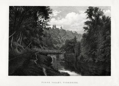 Forge Valley, Yorkshire, 1896 od Unbekannt