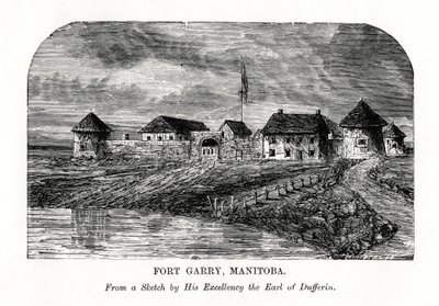 Fort Garry, Manitoba, Kanada, konec 19. století od Unbekannt