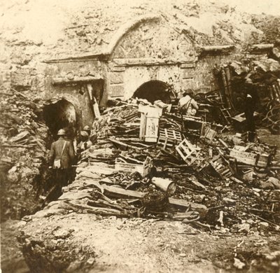 Fort of Souville, Verdun, severní Francie, c1914-c1918 od Unbekannt