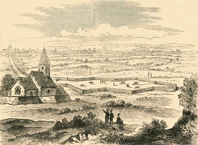 Opevnění starého St. Pancras, c1876. od Unbekannt