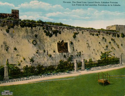 Foso de los Laureles a pevnost La Cabana, Havana, Kuba, c1920 od Unbekannt