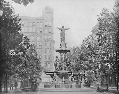 Fountain Square, Cincinnati, Ohio, c1897. od Unbekannt