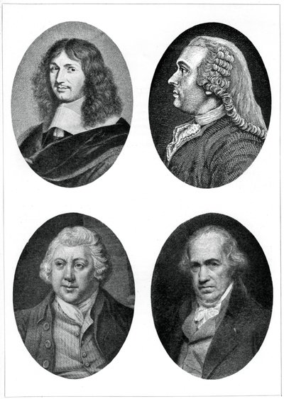 Čtyři průmysloví reformátoři: Colbert, Turgot, Arkwright a Watt, 1903 od Unbekannt