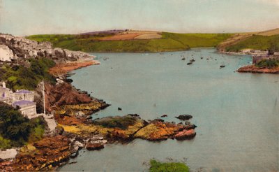 Fowey Harbour z hradu, c1930 od Unbekannt