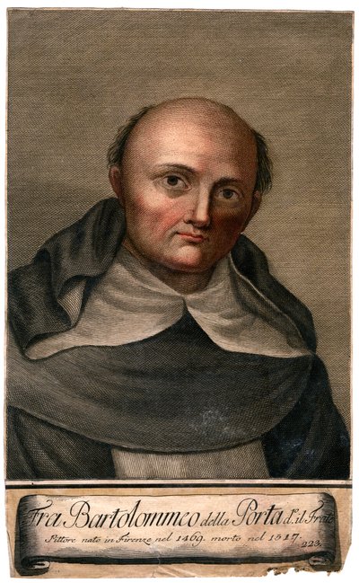 Fra Bartolomeo della Porta, florentský renesanční umělec od Unbekannt