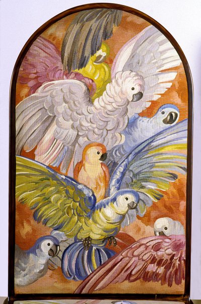 Francie - Oise - department 60 - Beauvais - Departementální muzeum Oise - Salon “” les Parroquets” - Kreslený film Leonetta Capiella (1875-1942), tapisérie od Beauvaise od Unbekannt