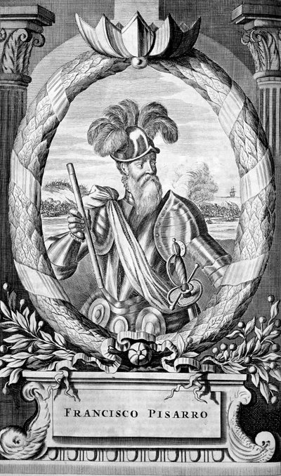 Francisco Pizarro, španělský dobyvatel 15. století, 1671 od Unbekannt