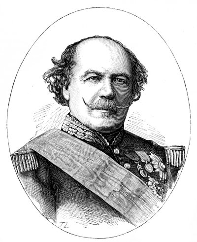 Francois Certain Canrobert 1809-1895, generál a maršál Francie od Unbekannt