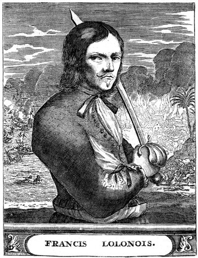 Francois lOllonois, francouzský bukanýr ze 17. století, c1880 od Unbekannt