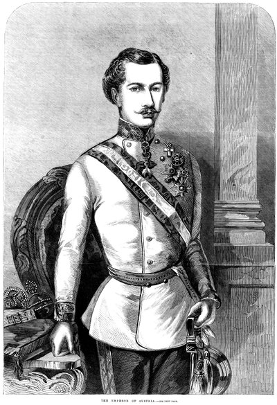 Franz Josef I., rakouský císař, 1859 od Unbekannt