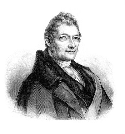 Franz Xaver Gabelsberger, německý vynálezce těsnopisu Gabelsberger, 1900 od Unbekannt