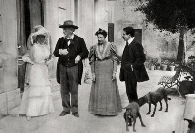 Frederic Mistral , francouzský spisovatel, 1906 od Unbekannt