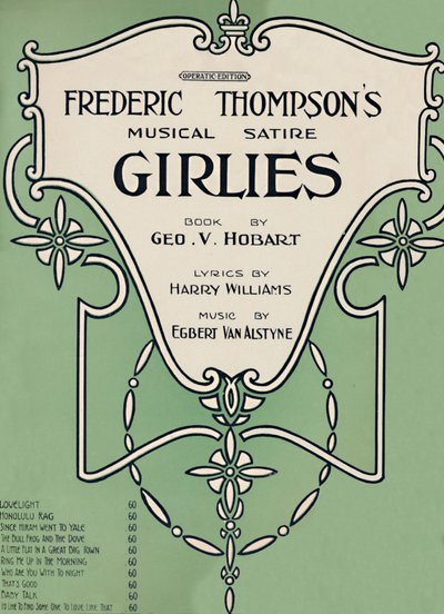 Frederic Thompsons Musical Satire Girlies, 1911. od Unbekannt
