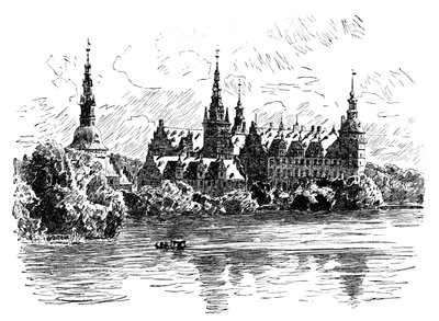 Zámek Frederiksborg, Hillerod, Dánsko od Unbekannt