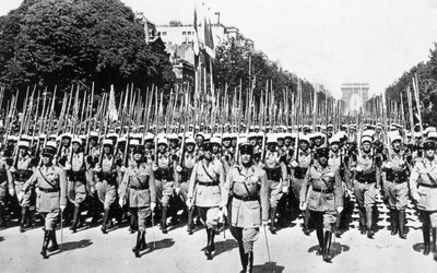 Recenze Francouzské cizinecké legie, Paříž, 14. července 1939 od Unbekannt