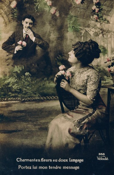 Francouzská pohlednice, c1900 od Unbekannt