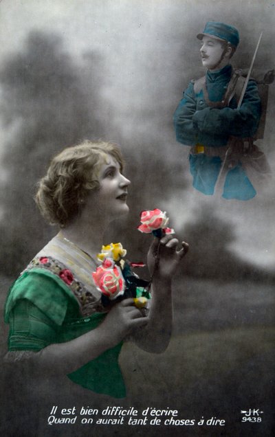 Francouzská pohlednice z první světové války, 1914-1918 od Unbekannt