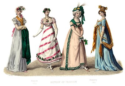 Francouzský kostým: Empire, 1882 od Unbekannt