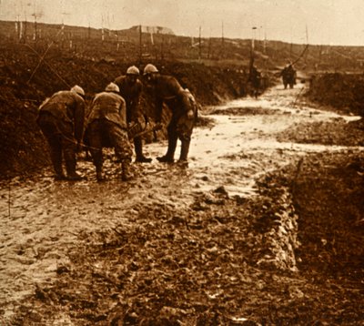 Francouzští vojáci, Froideterre, Francie, c1914-c1918 od Unbekannt