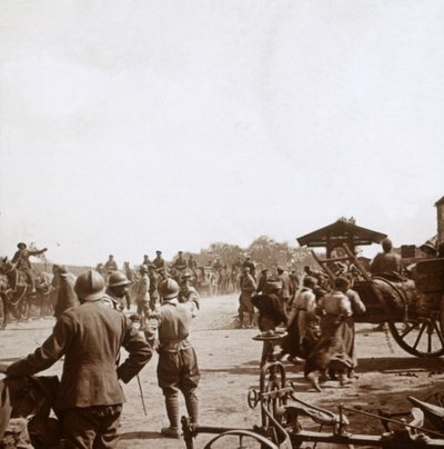 Francouzští vojáci, Igny, Severní Francie, c1914-c1918 od Unbekannt